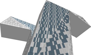 soyut mimari duvar kağıdı, dijital arkaplan