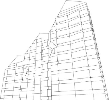 soyut mimari duvar kağıdı, dijital arkaplan