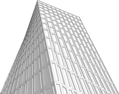 soyut mimari duvar kağıdı, dijital arkaplan