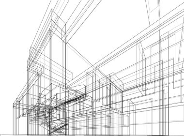 soyut mimari duvar kağıdı, dijital arkaplan