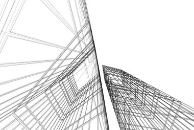 soyut mimari duvar kağıdı, dijital arkaplan