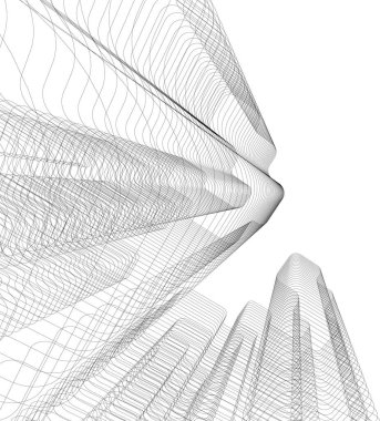 soyut mimari duvar kağıdı, dijital arkaplan