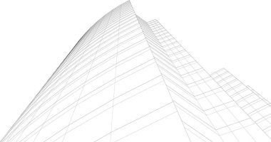 soyut mimari duvar kağıdı, dijital arkaplan