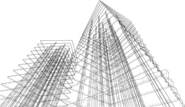 soyut mimari duvar kağıdı, dijital arkaplan