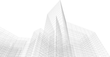 soyut mimari duvar kağıdı, dijital arkaplan