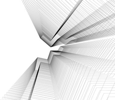 soyut mimari duvar kağıdı, dijital arkaplan