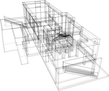 soyut mimari duvar kağıdı, dijital arkaplan