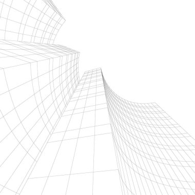 soyut mimari duvar kağıdı, dijital arkaplan