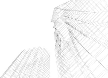 soyut mimari duvar kağıdı, dijital arkaplan