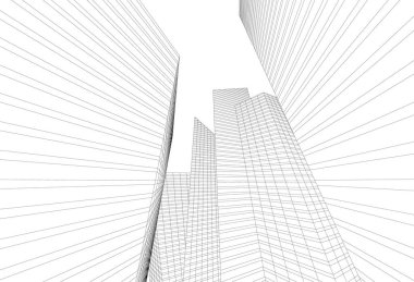 soyut mimari duvar kağıdı, dijital arkaplan