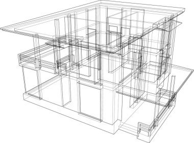 soyut mimari duvar kağıdı, dijital arkaplan