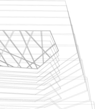 soyut mimari duvar kağıdı, dijital arkaplan