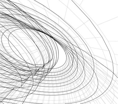 soyut mimari duvar kağıdı, dijital arkaplan