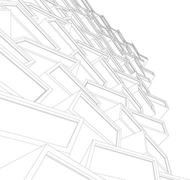 soyut mimari duvar kağıdı, dijital arkaplan