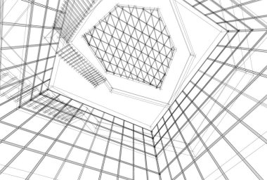 soyut mimari duvar kağıdı, dijital arkaplan