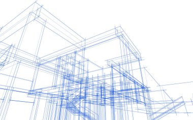soyut mimari duvar kağıdı, dijital arkaplan
