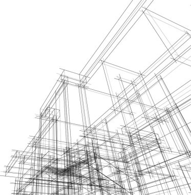 soyut mimari duvar kağıdı, dijital arkaplan