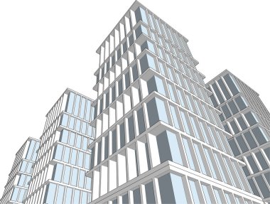 soyut mimari duvar kağıdı, dijital arkaplan