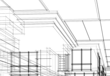 soyut mimari duvar kağıdı, dijital arkaplan