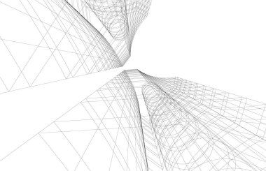 soyut mimari duvar kağıdı, dijital arkaplan