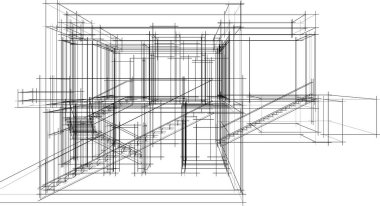 soyut mimari duvar kağıdı, dijital arkaplan