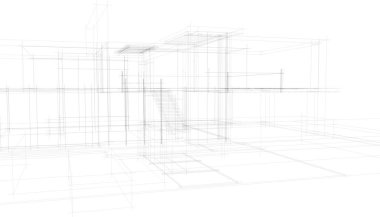 soyut mimari duvar kağıdı, dijital arkaplan