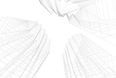 soyut mimari duvar kağıdı, dijital arkaplan