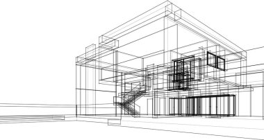 soyut mimari duvar kağıdı, dijital arkaplan