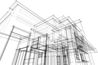 soyut mimari duvar kağıdı, dijital arkaplan