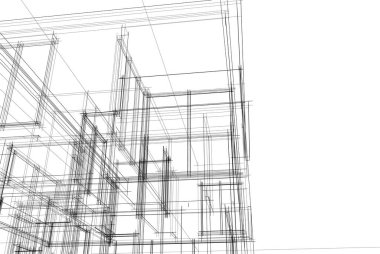 soyut mimari duvar kağıdı, dijital arkaplan