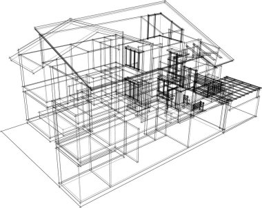 soyut mimari duvar kağıdı, dijital arkaplan