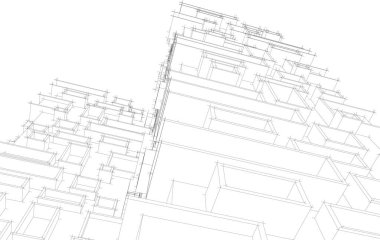 soyut mimari duvar kağıdı, dijital arkaplan
