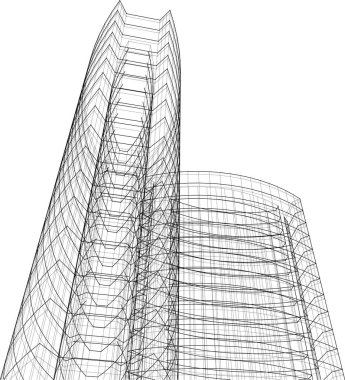 soyut mimari duvar kağıdı, dijital arkaplan