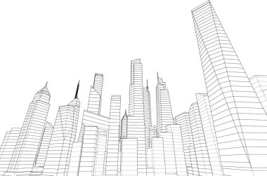 soyut mimari duvar kağıdı, dijital arkaplan