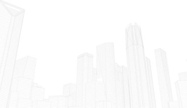 soyut mimari duvar kağıdı, dijital arkaplan