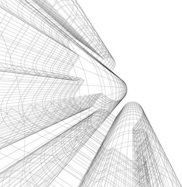 soyut mimari duvar kağıdı, dijital arkaplan