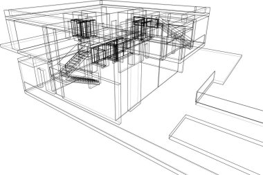 soyut mimari duvar kağıdı, dijital arkaplan