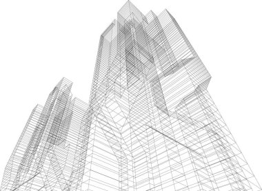 soyut mimari duvar kağıdı, dijital arkaplan