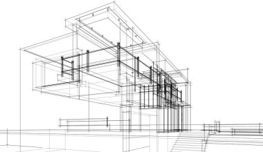 soyut mimari duvar kağıdı, dijital arkaplan