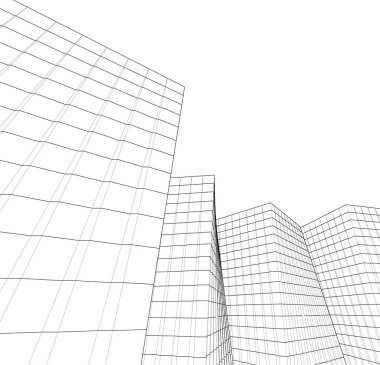 soyut mimari duvar kağıdı, dijital arkaplan