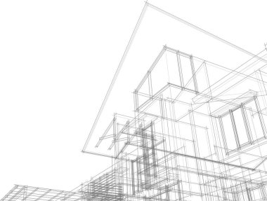 soyut mimari duvar kağıdı, dijital arkaplan