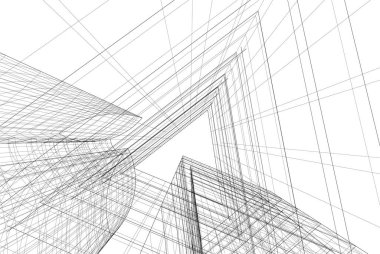 soyut mimari duvar kağıdı, dijital arkaplan