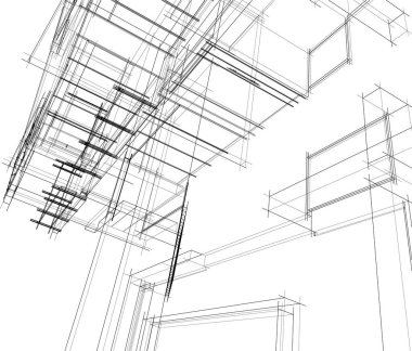 soyut mimari duvar kağıdı, dijital arkaplan