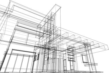 soyut mimari duvar kağıdı, dijital arkaplan