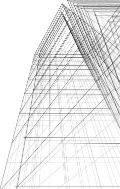 soyut mimari duvar kağıdı, dijital arkaplan