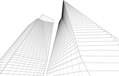 soyut mimari duvar kağıdı, dijital arkaplan