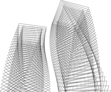 soyut mimari duvar kağıdı, dijital arkaplan
