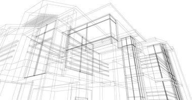 soyut mimari duvar kağıdı, dijital arkaplan