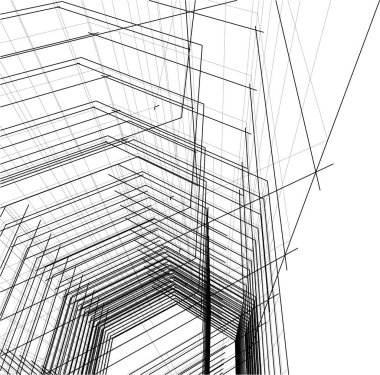 soyut mimari duvar kağıdı, dijital arkaplan