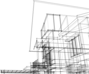 soyut mimari duvar kağıdı, dijital arkaplan